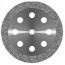 Диск алмазный Ободок 8 отверстий 340 514 220-T8 двусторонний мелкозернистый d=22 мм